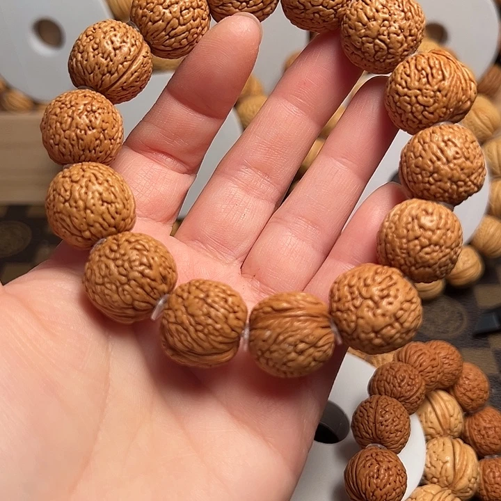 吊坠桃核桃核手串龙鳞凤尾18➕