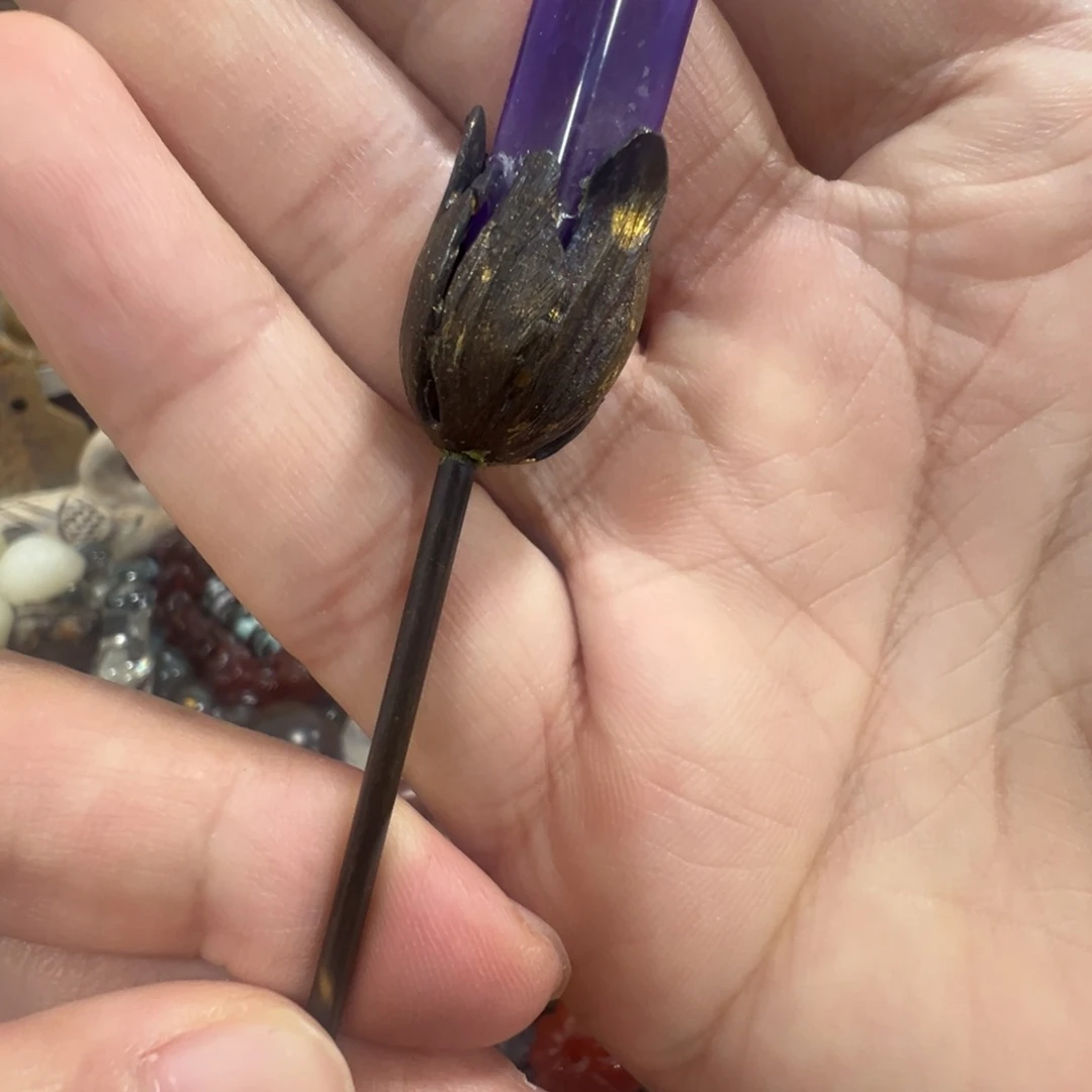 发饰紫晶未镶嵌水晶摆件水晶摆件