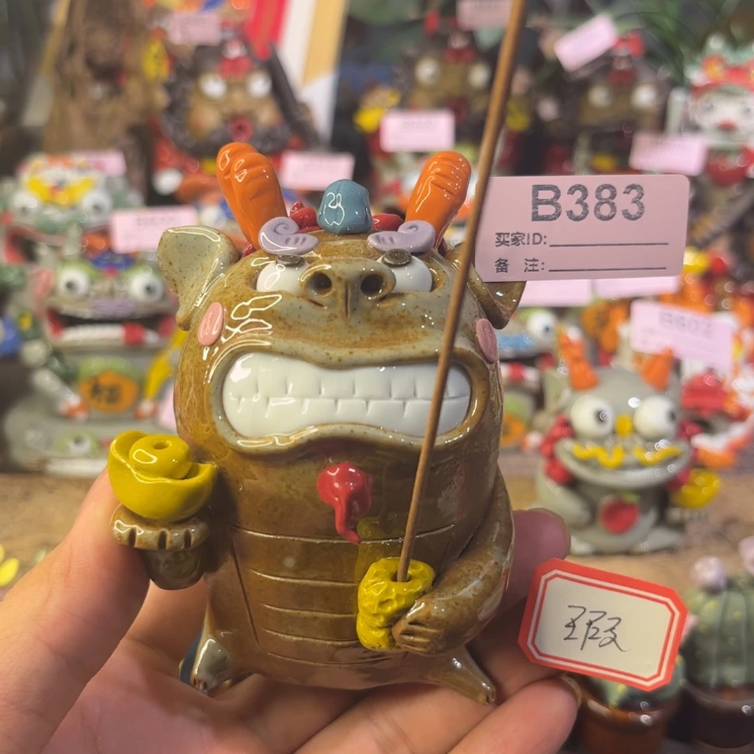 泥塑纯手工茶宠摆件