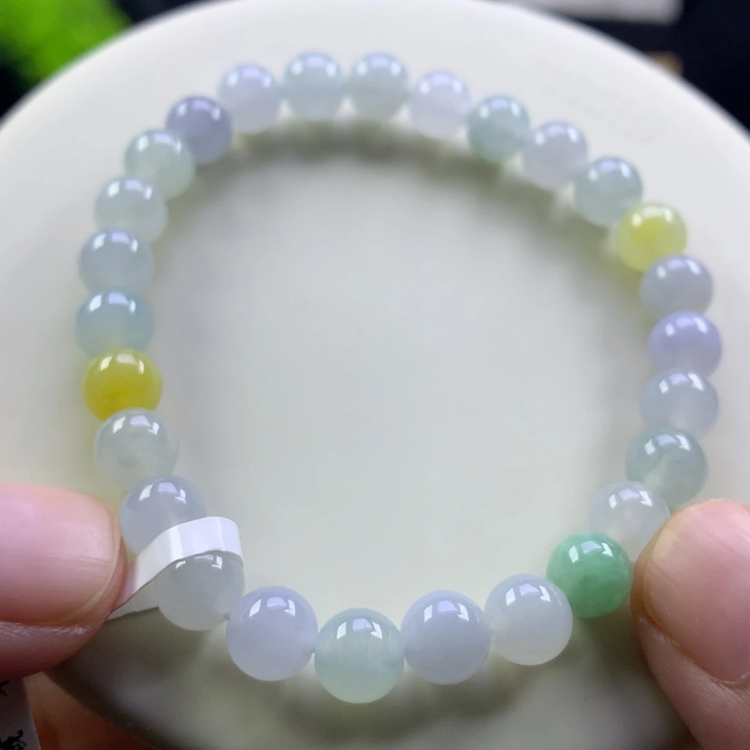 未镶嵌手串翡翠卡6.6