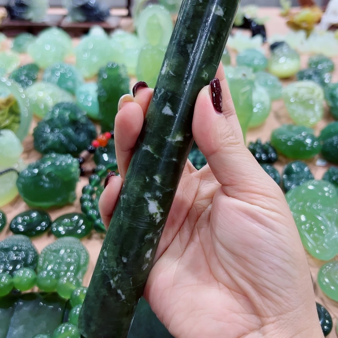 未镶嵌蛇纹石玉擀面