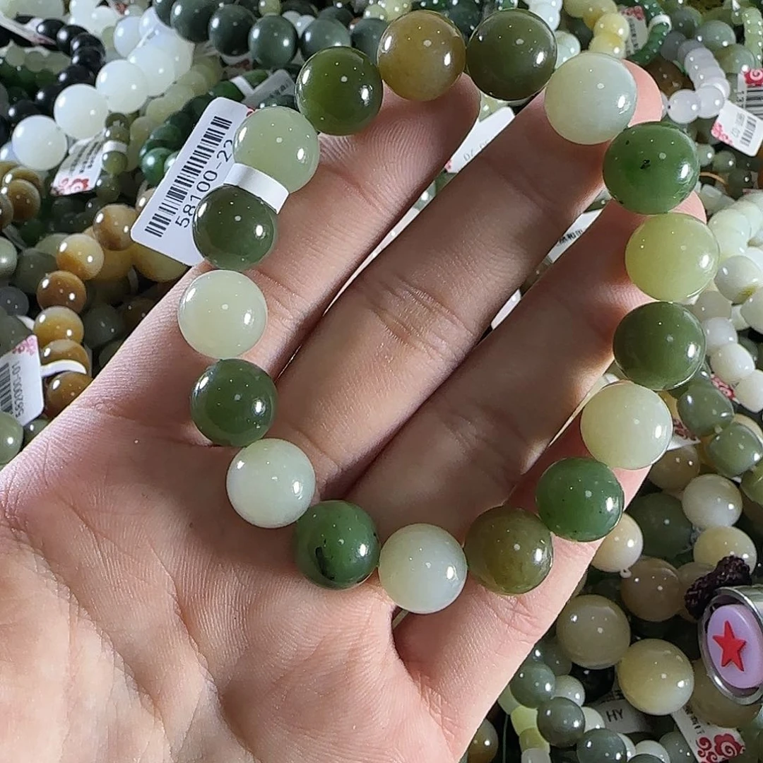 和田玉手链未镶嵌20