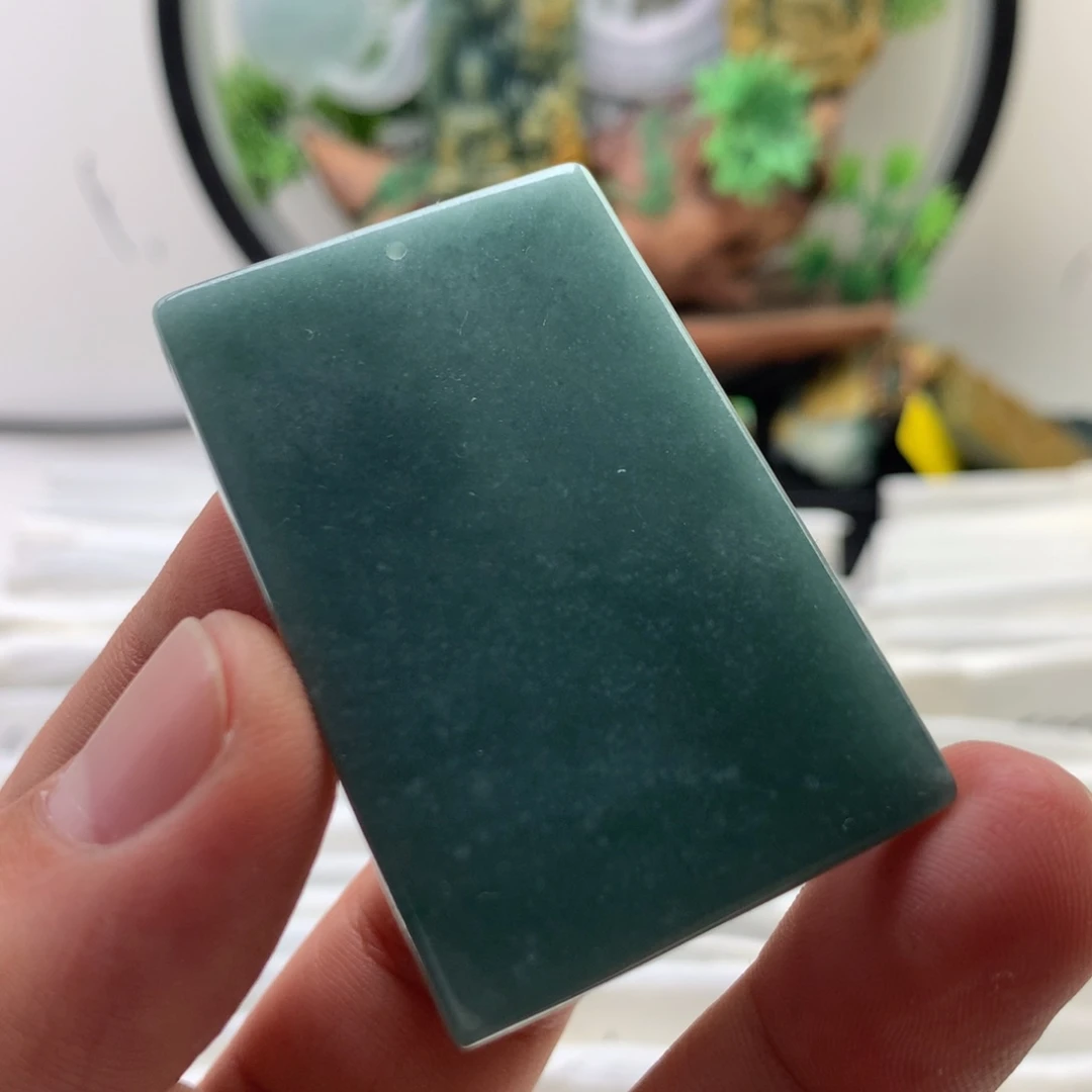 颈饰未镶嵌翡翠无事牌