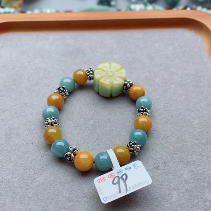 翡翠未镶嵌手链手串