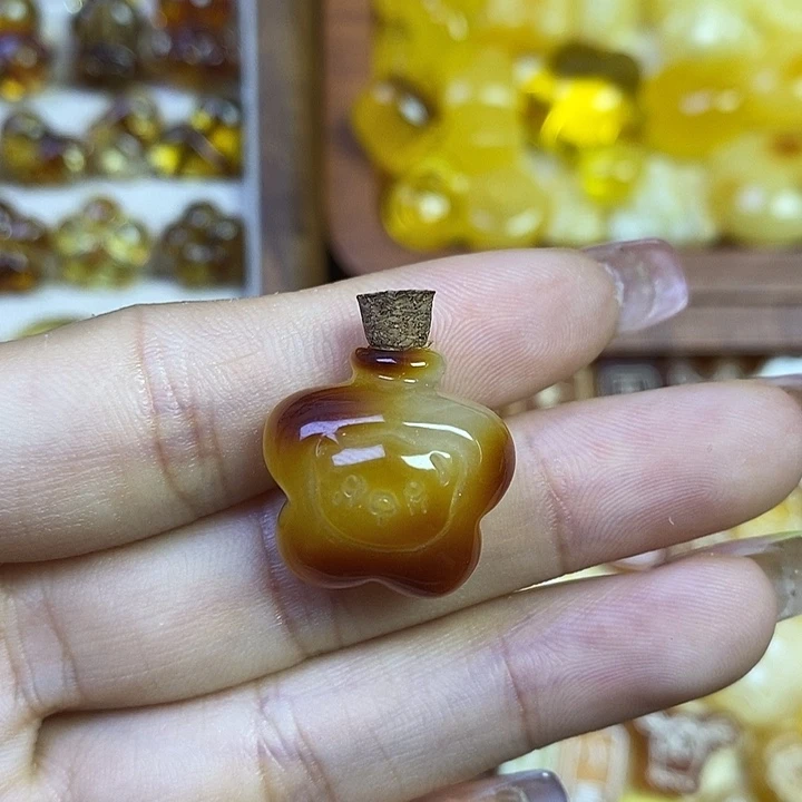 吊坠橄榄核许愿瓶85