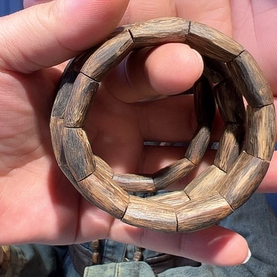 沉香手串乌身手镯1.4多样性发货1条