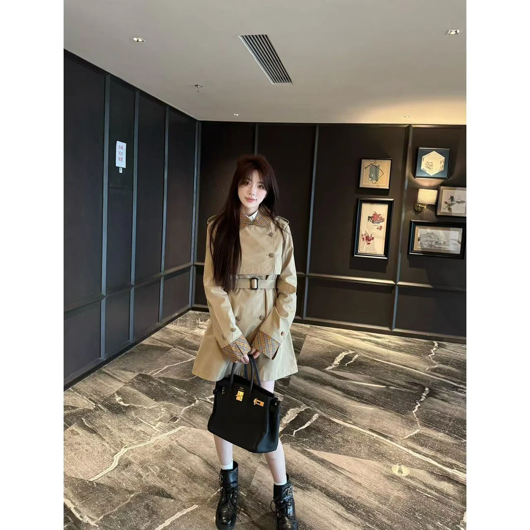 【Cikky定制】2025年时尚新款宽松显瘦中长款风衣➕内搭