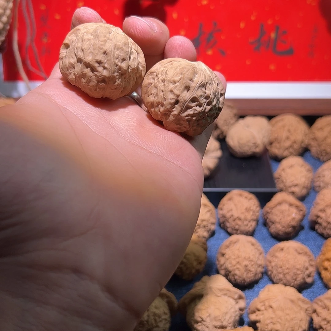 吊坠文玩核桃边39，肚44全品南瓜墩