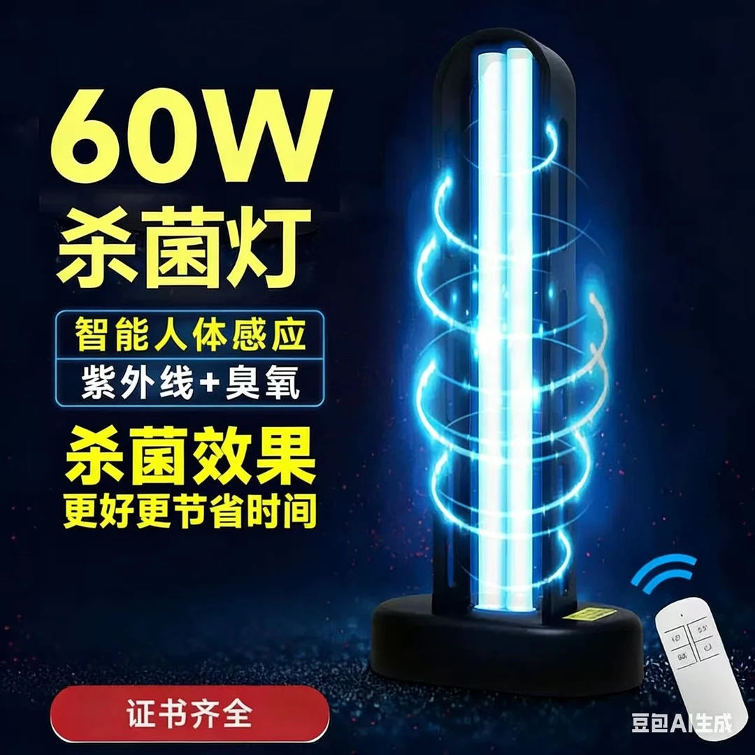 病菌克星紫外线消毒灯杀菌便携式 臭氧杀菌