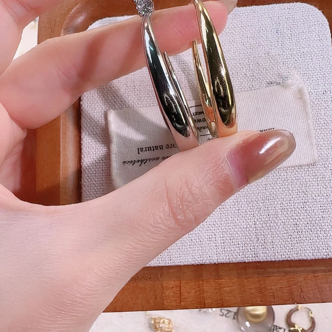 仿珍珠铜合金925银耳钉