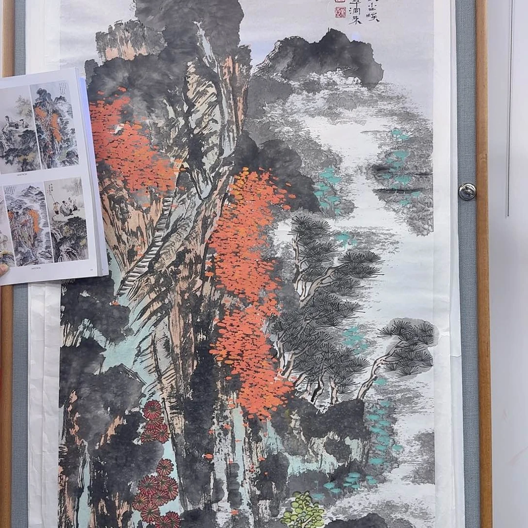 国画多次参加国内外大型