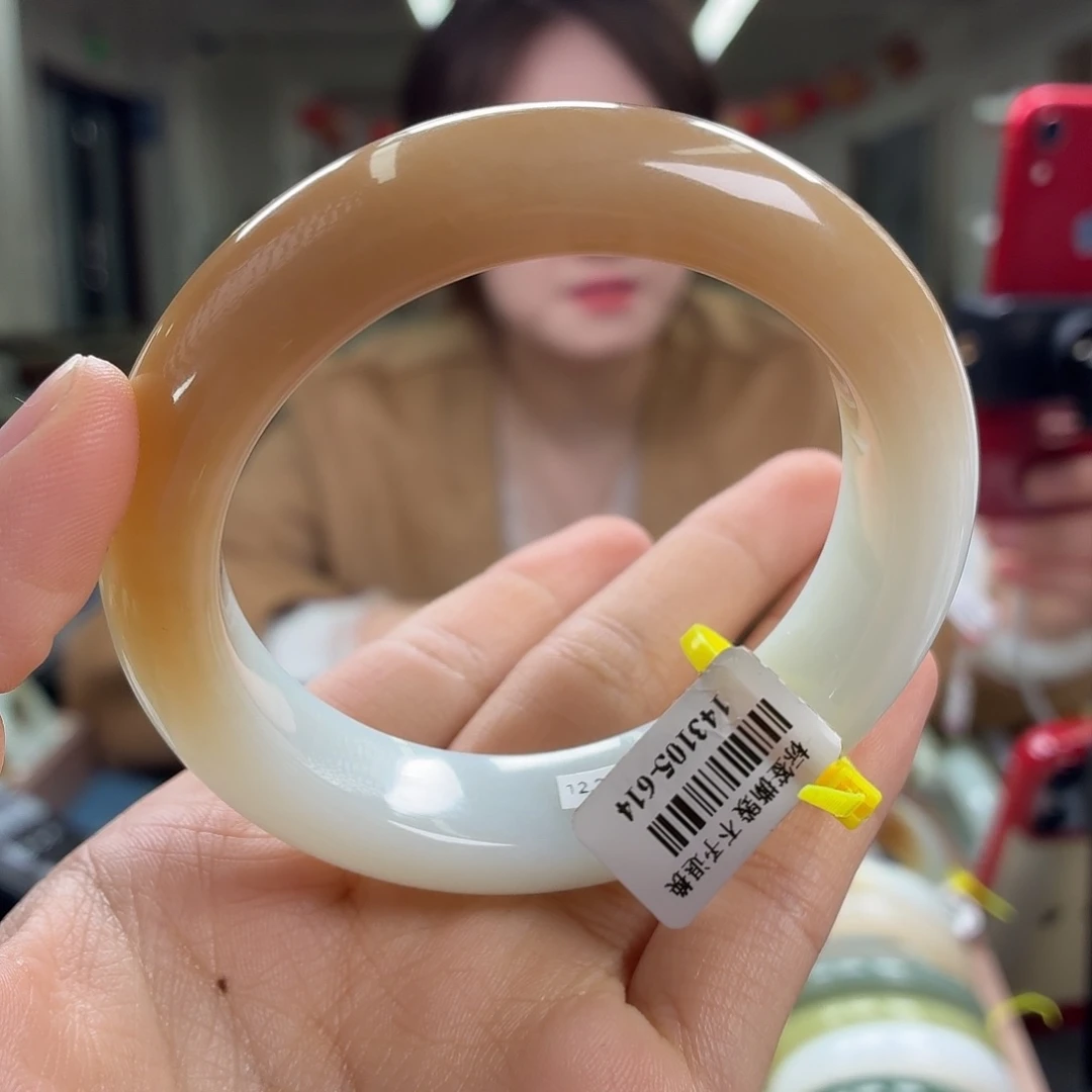 和田玉未镶嵌手镯5859