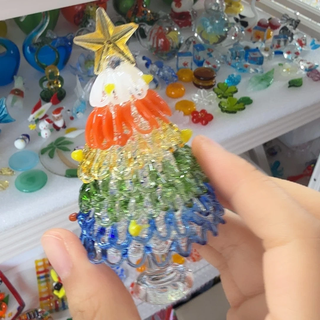 琉璃手工艺品圣诞树