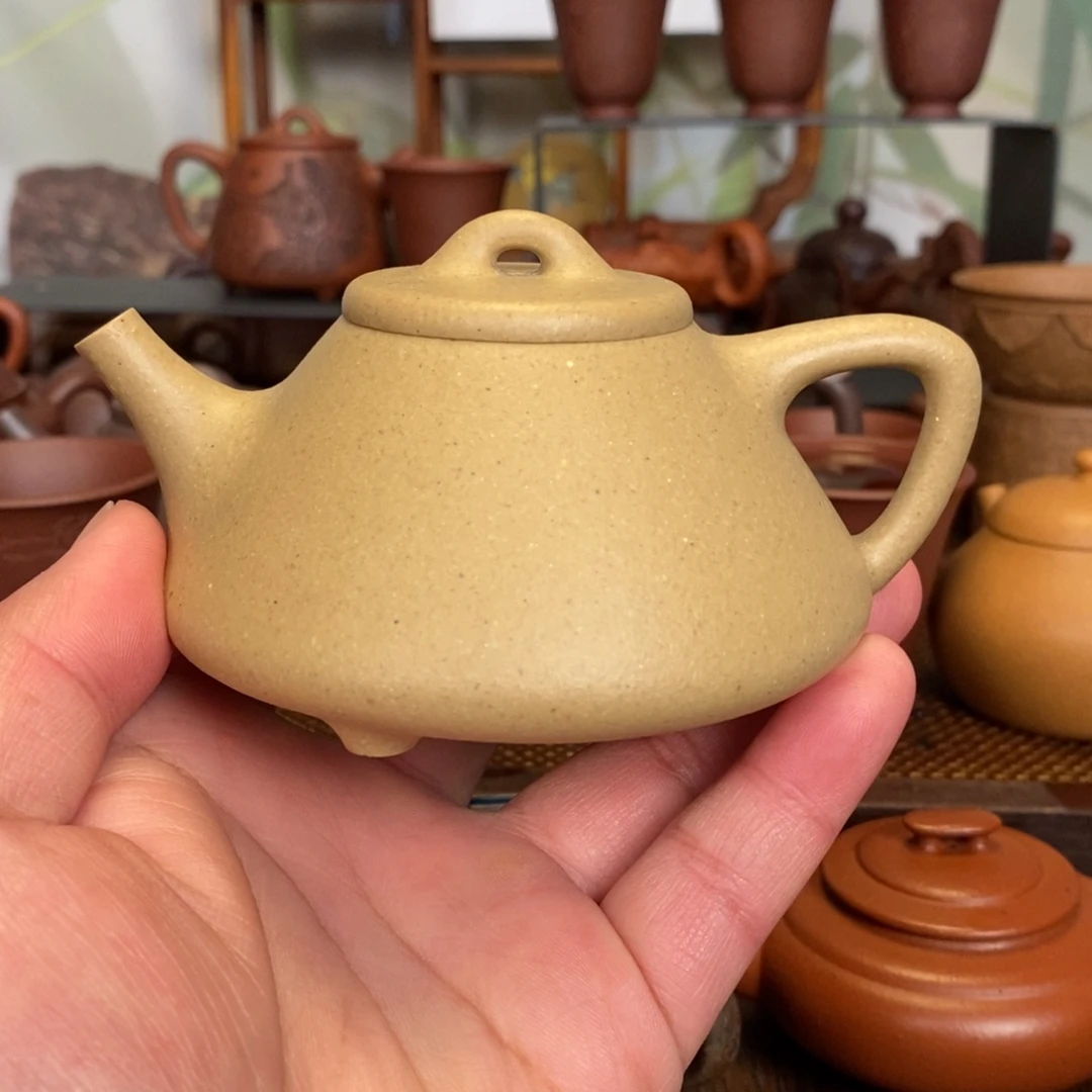 茶壶紫砂微瑕本绿壶