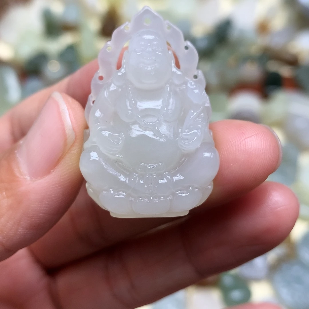 和田玉颈饰未镶嵌