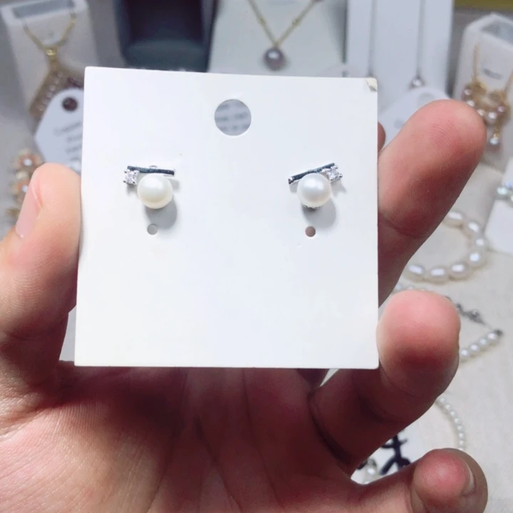 未镶嵌淡水珍珠耳饰