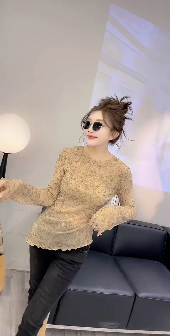 设计感气质正肩长袖T恤女秋款胖mm遮肚子显瘦打底衫上衣