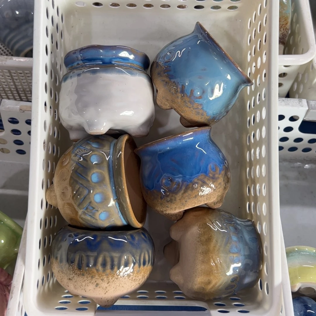 陶瓷多肉小花盆@@2075