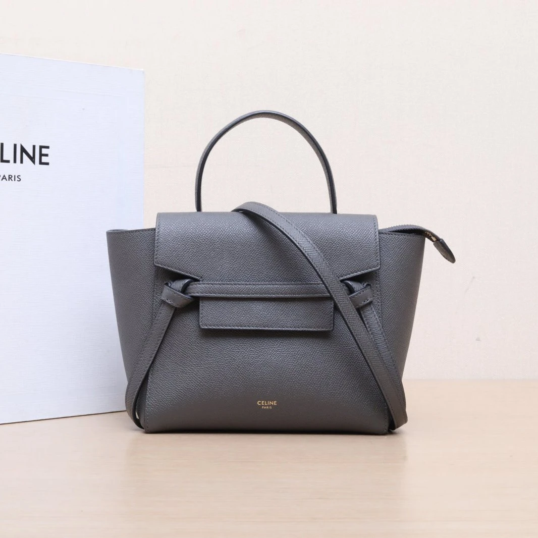 99新 Celine/思琳 【娇】单肩包20 灰色 P215766246