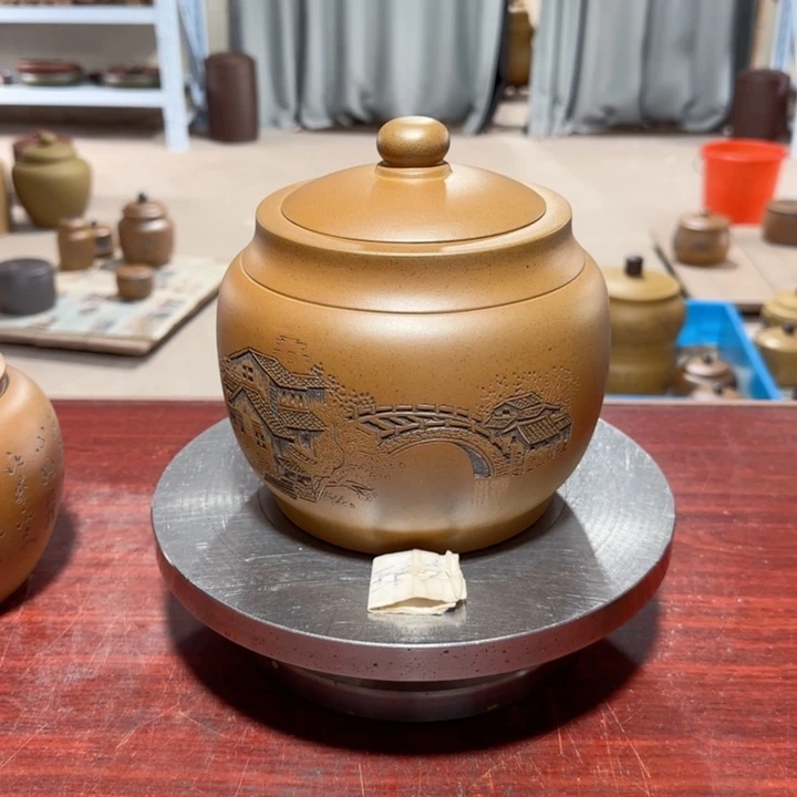 紫砂茶叶罐。。。。。。。。。。