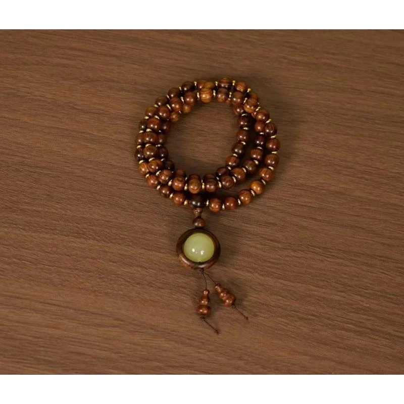 Y H037 006  精品手串   黄花梨(无礼盒)