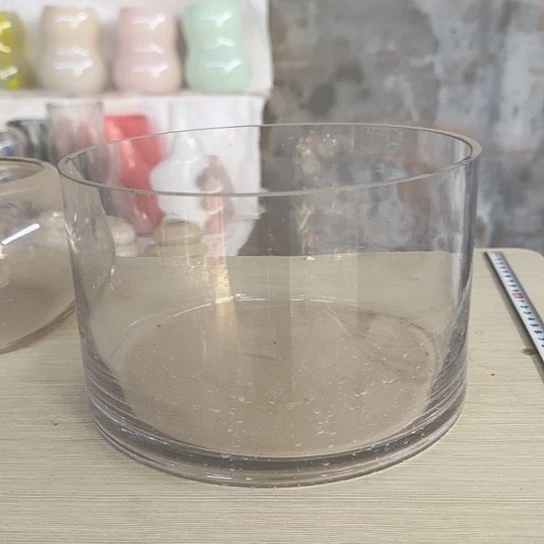 无铅玻璃20*12直筒花瓶直筒福利价