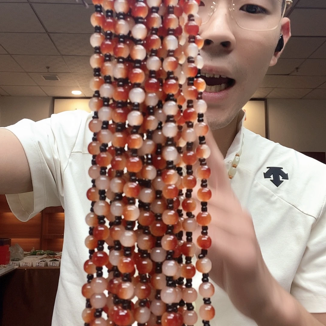 蛇纹石玉合金颈饰