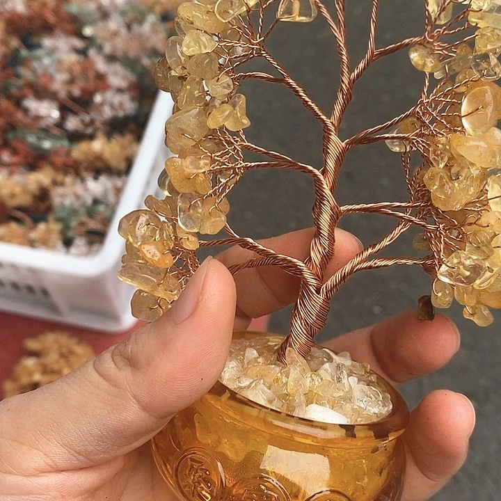 【闪购商品】水晶珠宝半成品未镶嵌水晶树