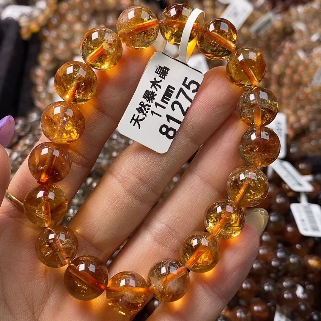 未镶嵌手链水晶水11m