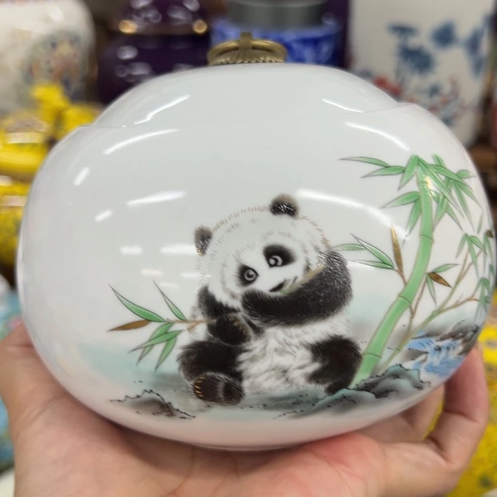 高端陶瓷茶叶密封罐