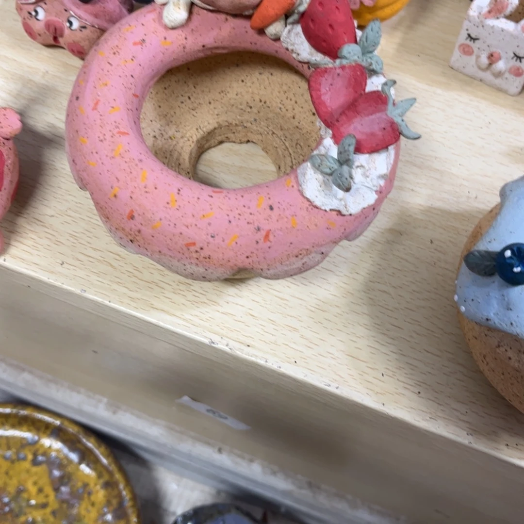 奥***饭泥塑古镇炻陶花盆