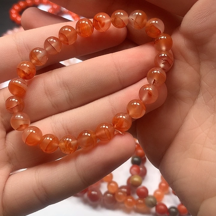 南红玛瑙未镶嵌手串