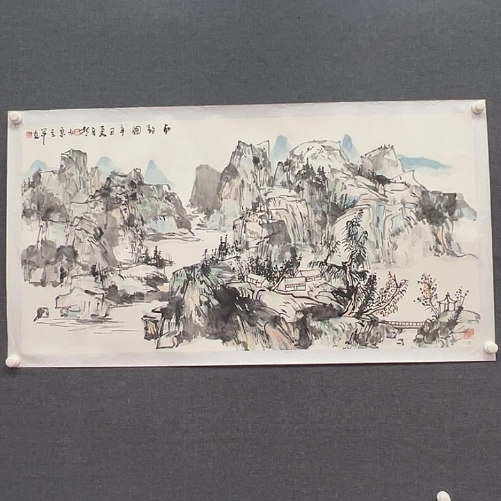 国画书画作品多次