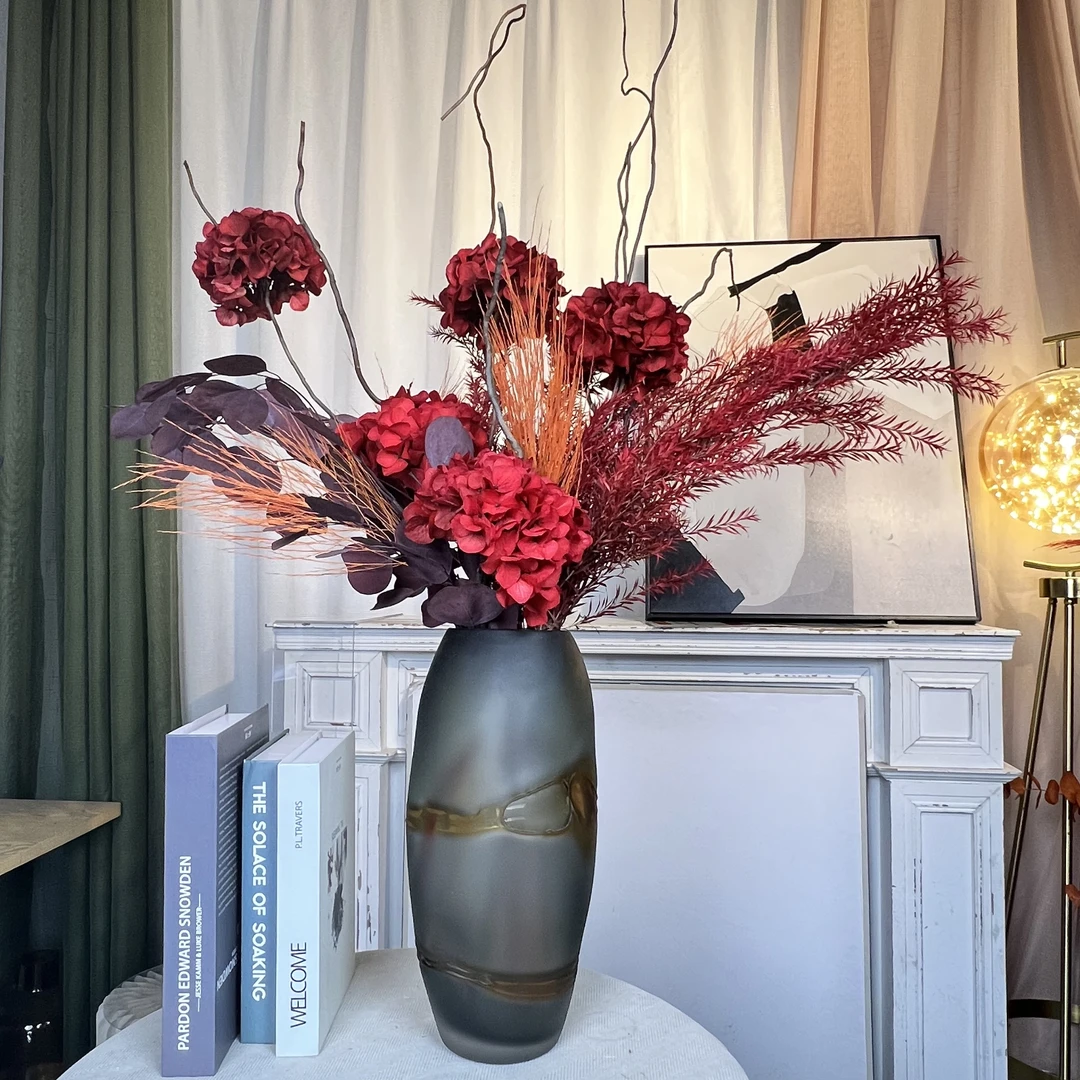 【福迎春】天然风干真花客厅飘窗装饰干花摆件