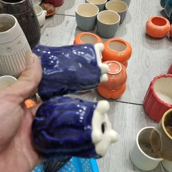 微瑕陶瓷盆12包邮