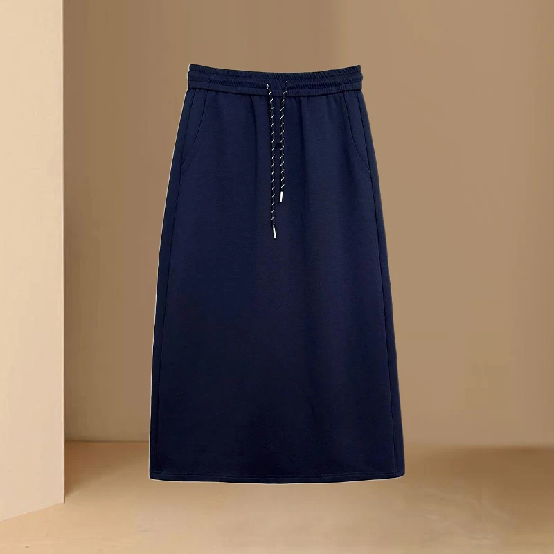 高含棉时尚简约小个子半身裙女2025年夏季新款设计感宽松百搭裙子
