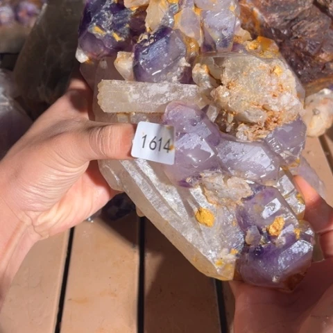 【闪购商品】未镶嵌大型摆件（非配饰）紫晶试***妹