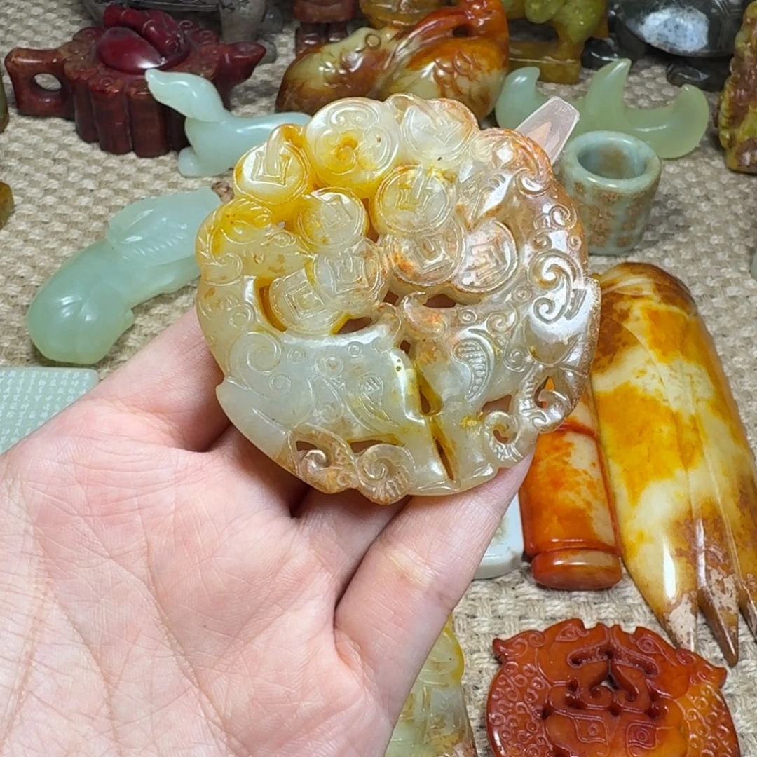 白玉菩提吊坠挂件