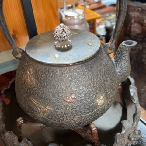 蜜安罐瓷香炉锡茶则寒**痕