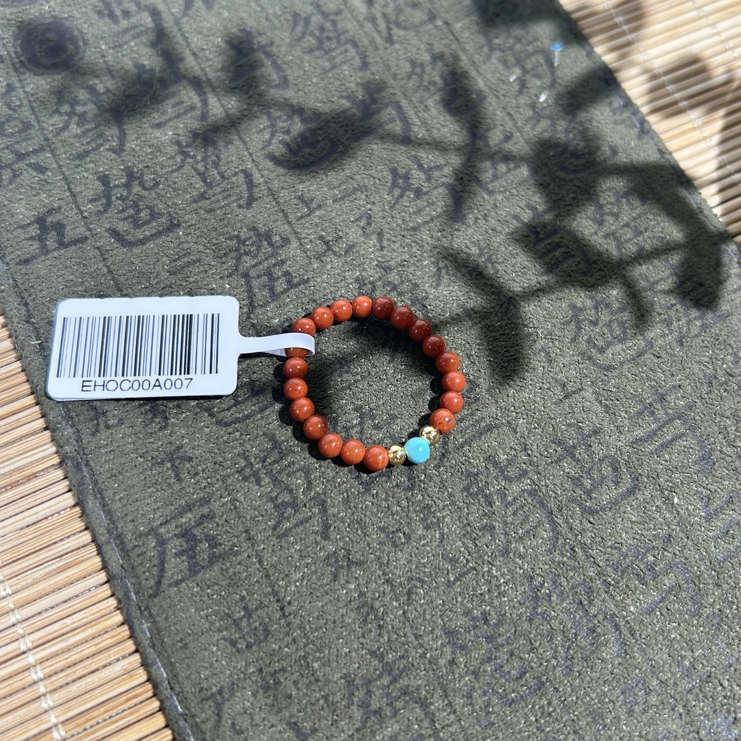 【粉丝专属】天然原矿精品松松南红戒圈温柔优雅指环百搭气质