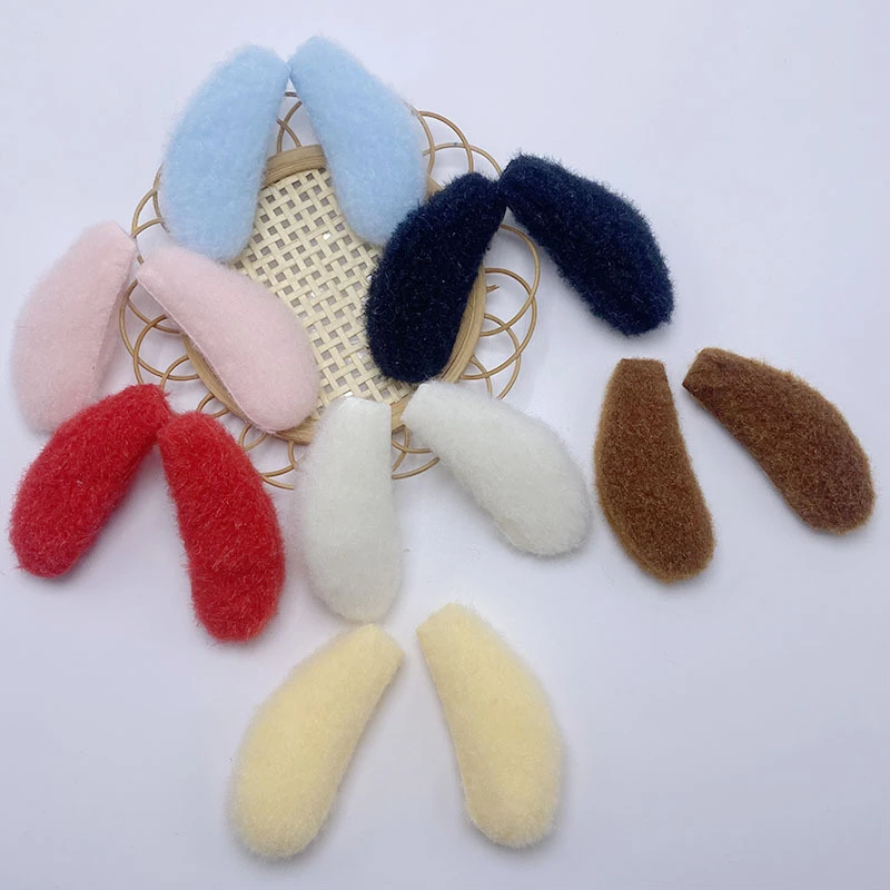 【九日DIY】ins风立体狗耳朵毛绒材料DIY手机壳配件饰卡通吧唧制作