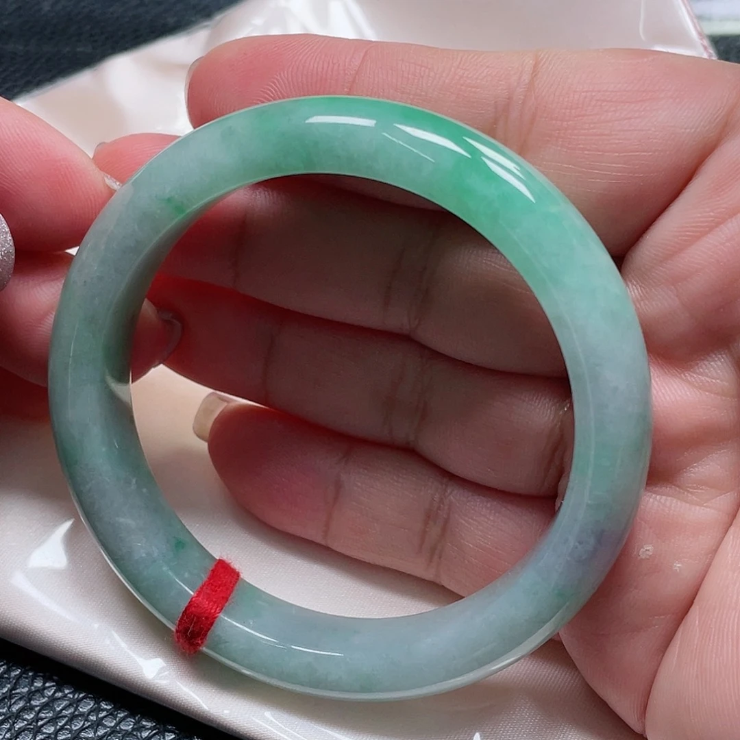 未镶嵌手镯翡翠缅甸翡翠手镯56圈