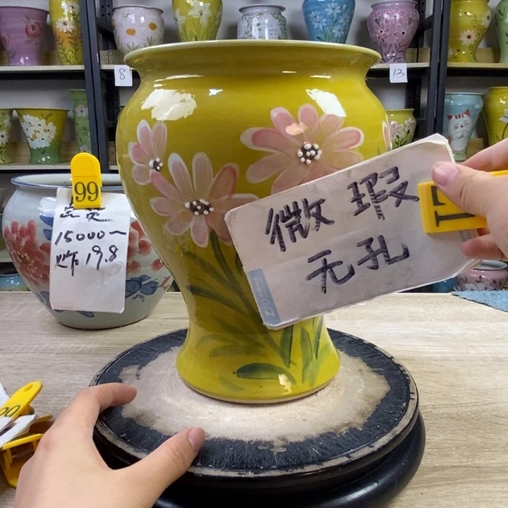 景德镇高温陶瓷花盆