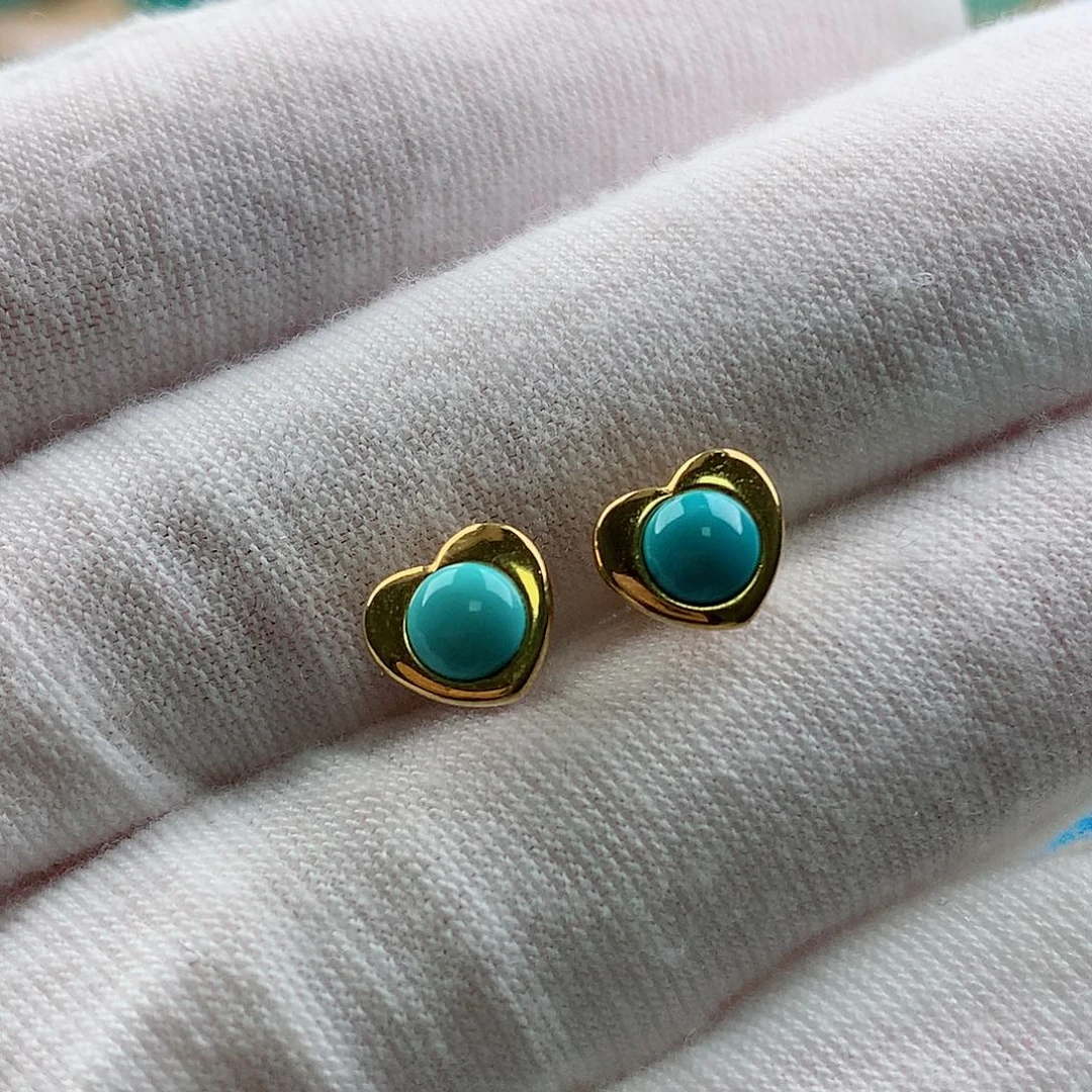 绿松石银S925镶嵌珠宝奇石