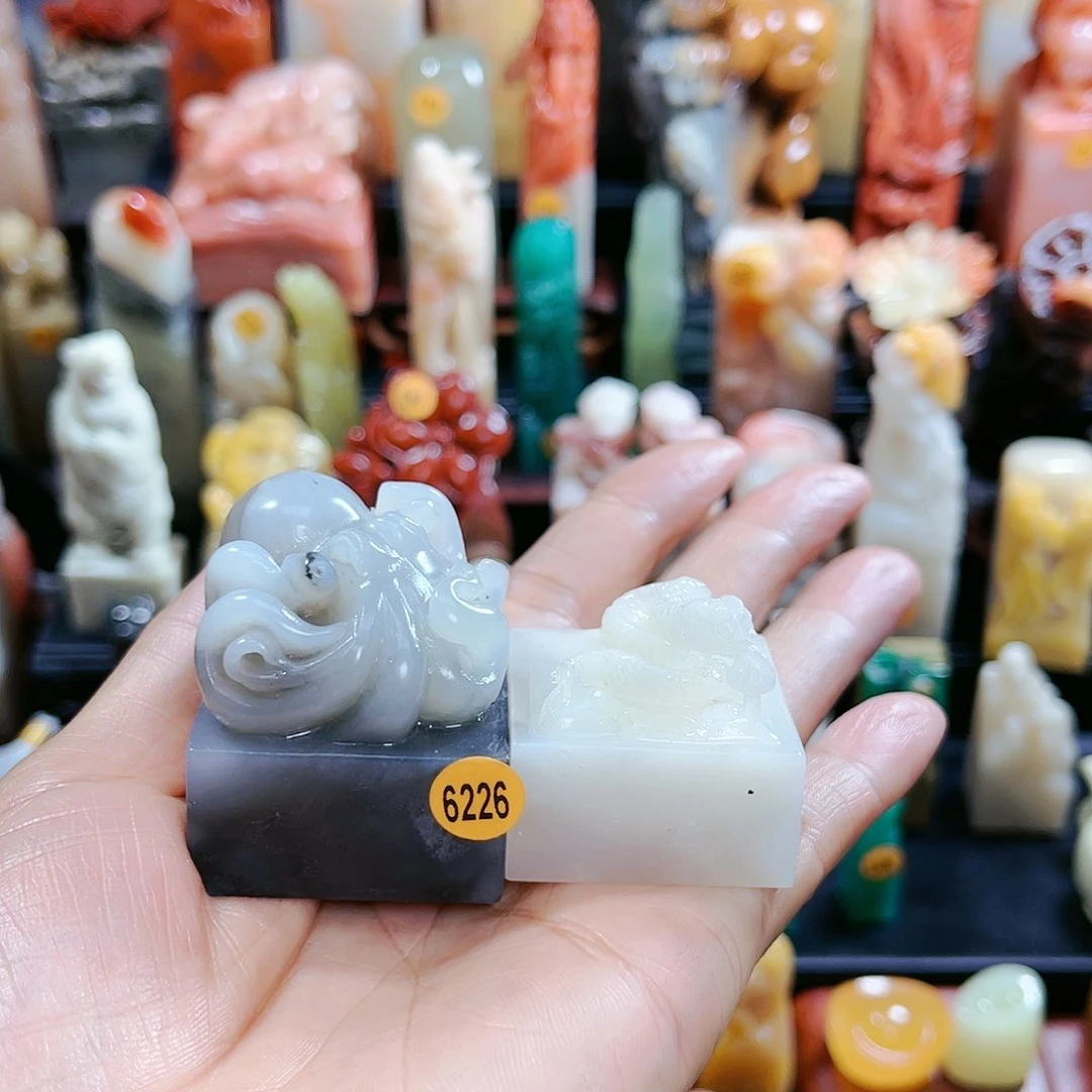 昌化石印石樱*米6226包邮包刻
