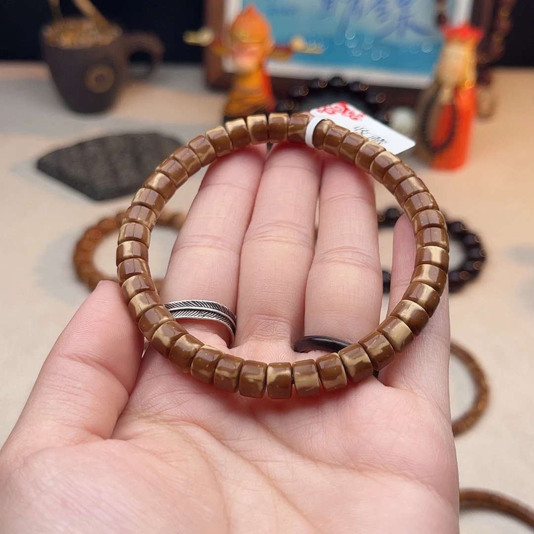 紫金鼠手串75鼠尖纯肉花皮药片