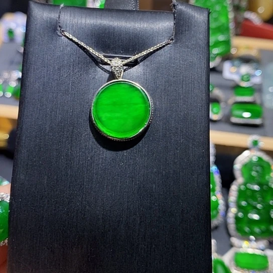 翡翠未镶嵌颈饰吊坠6