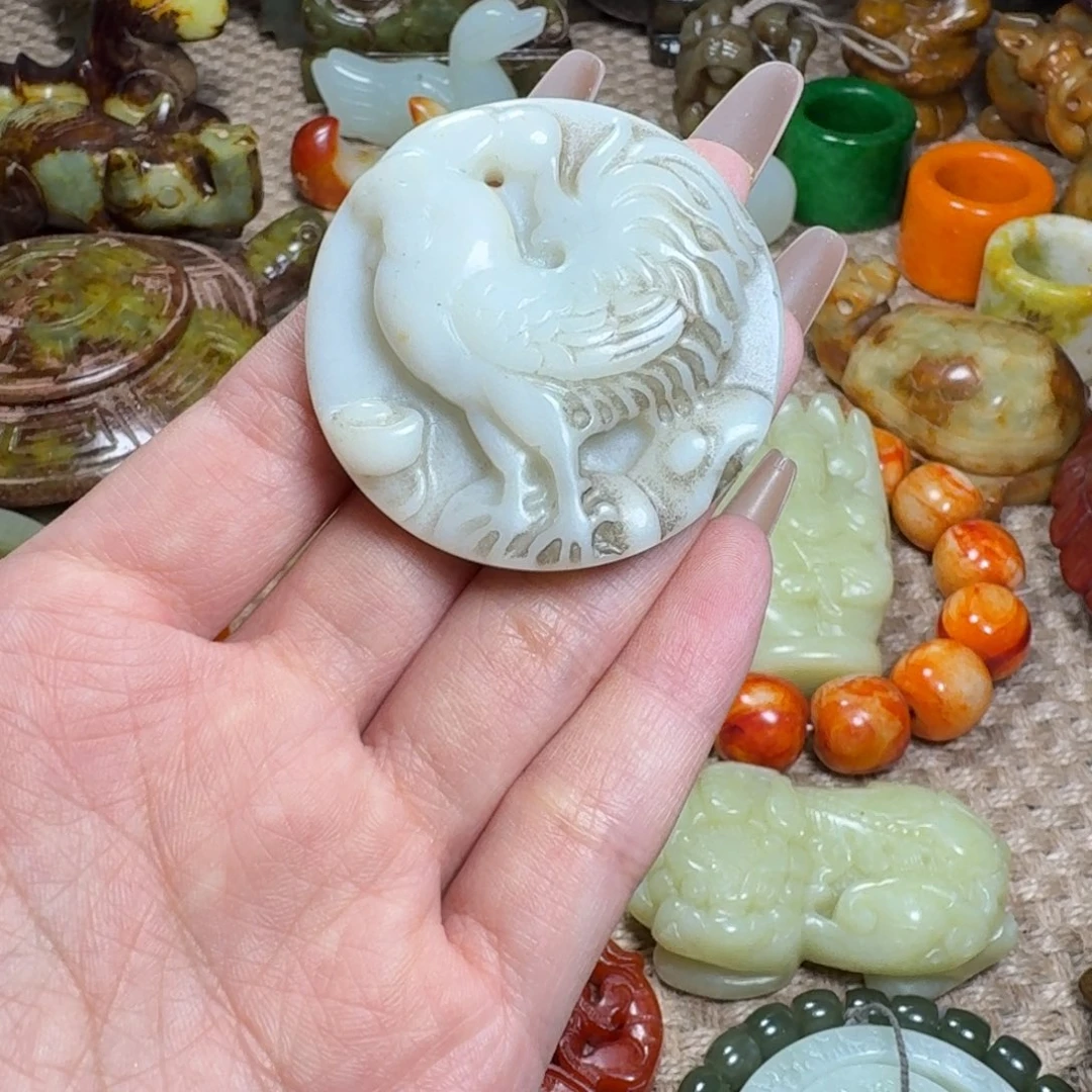 白玉菩提吊坠挂件