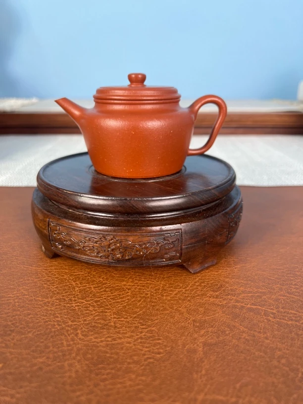 壶生砂道德钟原矿生砂朱泥容量120毫升手工茶具