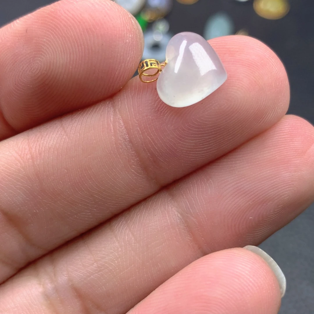 【闪购商品】颈饰18K金镶嵌翡翠翡翠